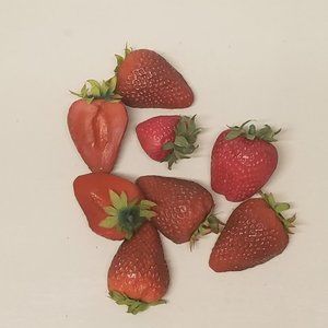 Artifical Faux Strawberry Decor (Pack of 8)